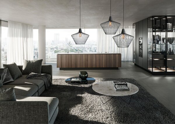 Hängelampe Schwarz TOMMY Wohnzimmer Esstisch Lampe