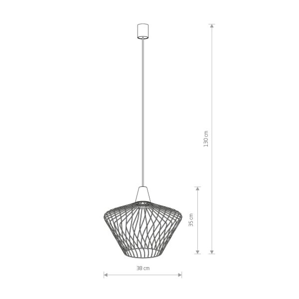 Hängelampe Schwarz TOMMY Wohnzimmer Esstisch Lampe