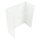 Stoff Wandleuchte Weiß eckig Loft Modern E27 ALICE