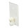 Moderne Wandlampe Stoff Schirm Creme E27 eckig Loft ALICE