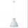 Industrie Hängelampe Weiß Glas Schirm Ø 33 cm