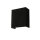 Stoff Wandleuchte Schwarz eckig E27 Loft Design ALICE