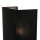 Stoff Wandleuchte Schwarz eckig E27 Loft Design ALICE