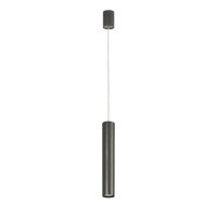 Moderne Pendelleuchte in anthrazit 40/120 cm