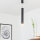 Moderne Pendelleuchte in anthrazit 40/120 cm