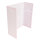 Wandleuchte Stoff Schirm Rosa eckig Modern Loft Design