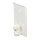 Wandleuchte Stoff Schirm Rosa eckig Modern Loft Design