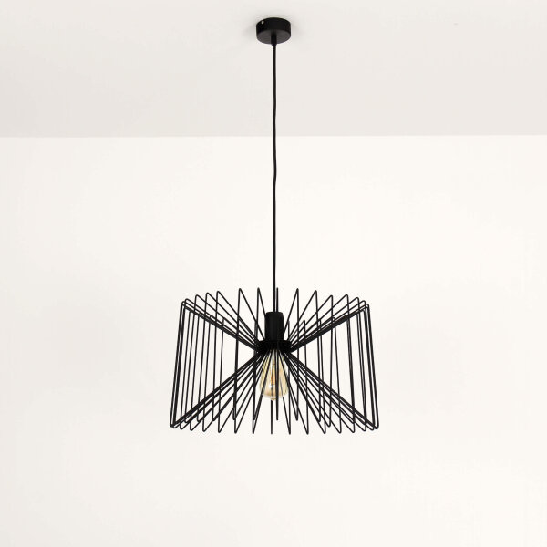 Moderne Pendelleuchte NESS schwarz