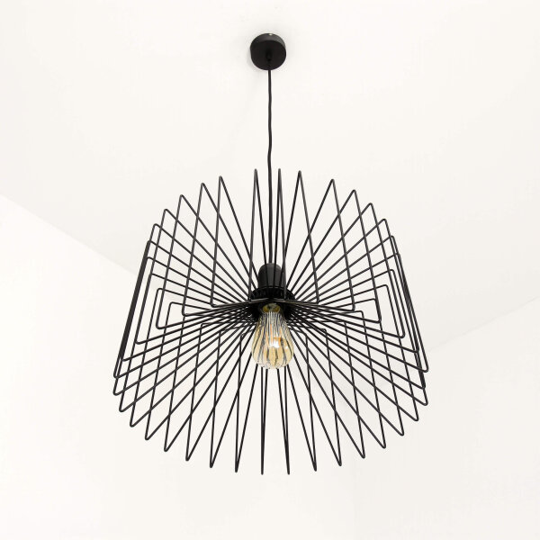 Moderne Pendelleuchte NESS schwarz