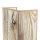 Eckige Wandleuchte Stoff Loft Design Holz Optik E27
