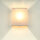 Loft Wandlampe Stoff Schirm helles Grau Loft Design