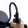 Wandlampe ZERO in Gold Glas rund Look Spot Lampe