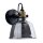 Wandlampe ZERO in Rauch Schwarz Glas Spot Lampe