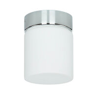Aufbaustrahler Weiß Chrom Glas