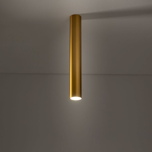 Dezenter Spot EYE Messing 400mm Wohnzimmer Lampe