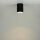 Deckenspot Schwarz Silber Decke Flur Lampe EYE