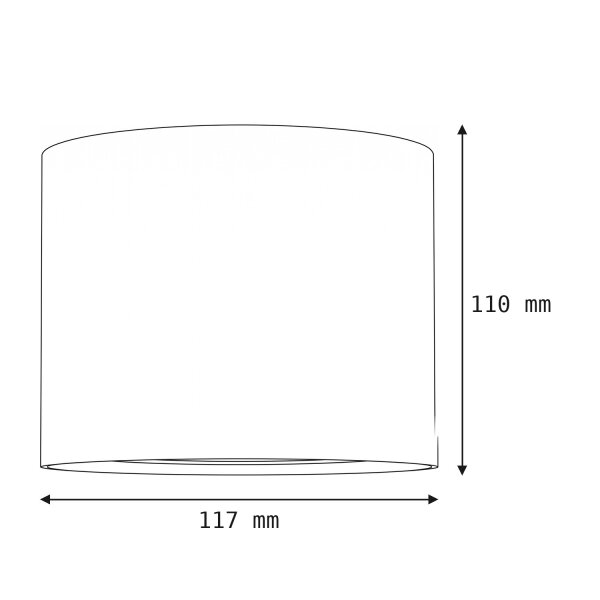 Spot lampe BIT Ø12cm petit rond couloir salon
