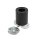 Spot MILENA Schwarz dezente Flur Treppenhaus Lampe