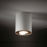Spot Weiß Gold Flur 1xGU10 Wohnzimmer Lampe MILENA