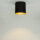 Moderner Deckenspot GU10 Metall in Schwarz Gold