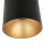 Moderner Deckenspot GU10 Metall in Schwarz Gold