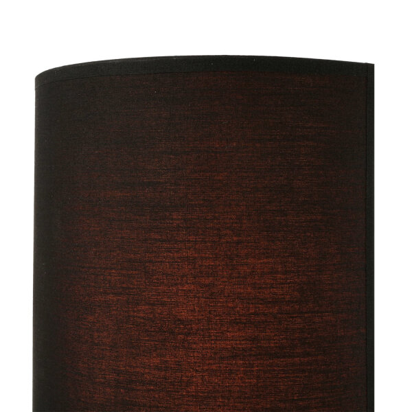 Stoff Wandlampe mit Kabel Schalter Schwarz ALICE