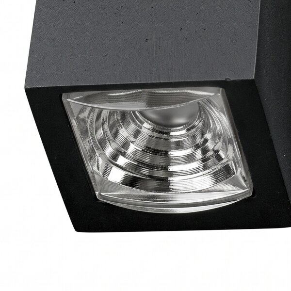LED Wandlampe TONY Schwarz IP54 Aluminium Lampe