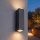 LED Wandlampe TONY Schwarz IP54 Aluminium Lampe