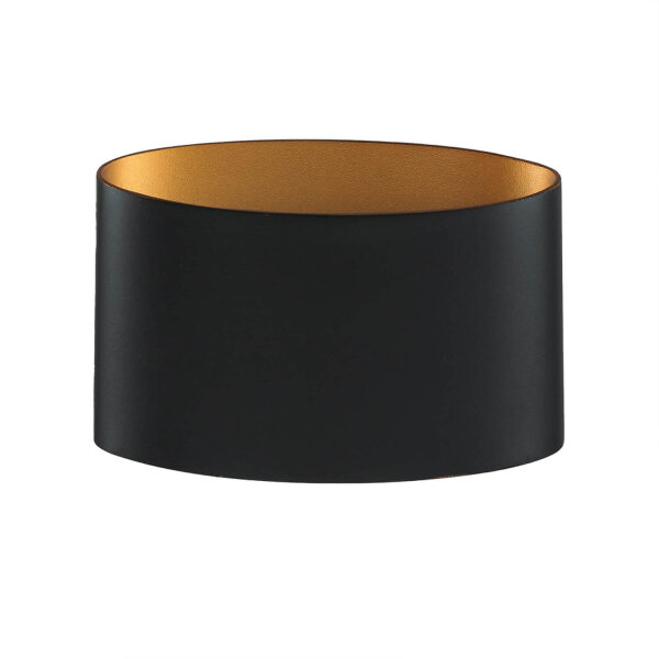 LED Außenwandlampe Up Down in Gold Schwarz IP54 5W
