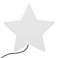 Außen Stehlampe Weiß Stern