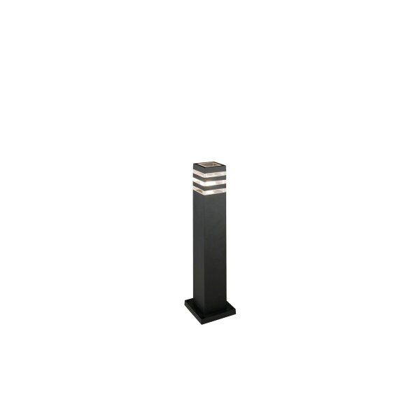 Schwarze Stehleuchte KARALIS Aluminium 65cm Lampe