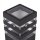 Schwarze Stehleuchte KARALIS Aluminium 65cm Lampe