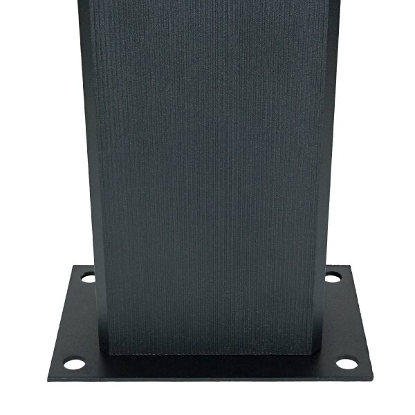 Stehlampe RIO Schwarz Aluminium 65cm außen Lampe