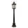 Außen Stehlampe Bronze Antik Ornament Glas E27 AMUR