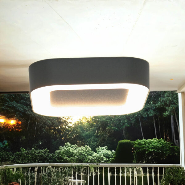 LED Außenlampe Decke Puebla