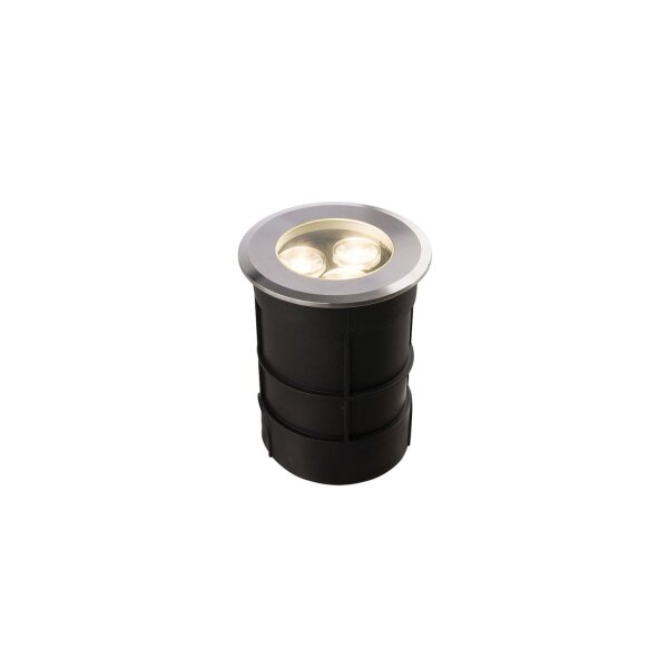 LED Bodenstrahler FIONA Chrom Alu IP67 Lampe Spot