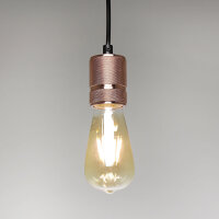 Hängelampe Kupfer Industrial Design Küche Esstisch