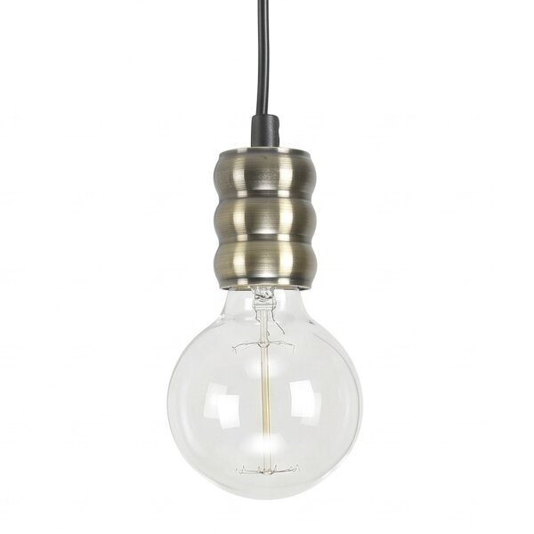 Hängelampe verstellbar Vintage E27 in Bronze