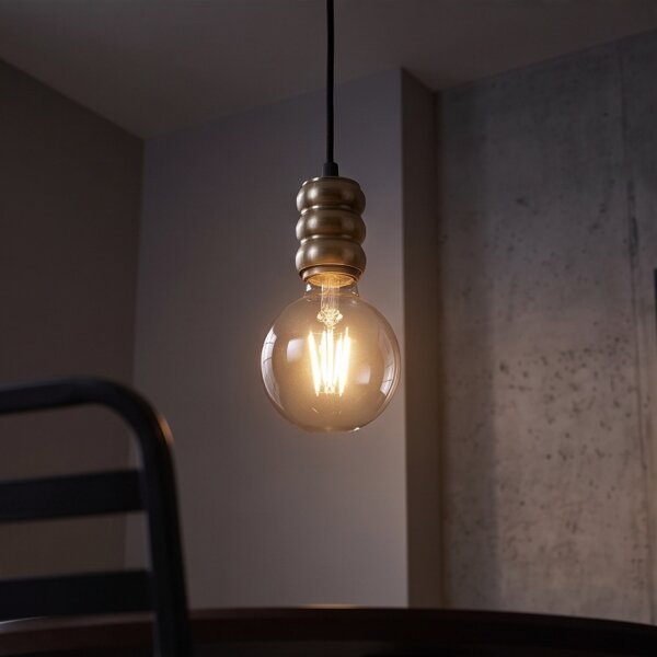 Hängelampe verstellbar Vintage E27 in Bronze