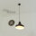 Pendelleuchte Industrial aus Metall Ø 26 cm Braun antik