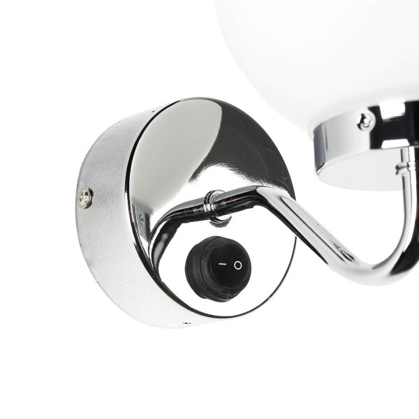 Badleuchte Togo in Silber