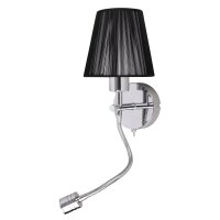 Wandlampe mit Schwanenhals LED E14 Schalter