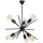 Außergewöhnliche Deckenlampe Schwarz Wohnzimmer