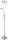 Dimmbare LED Stehlampe Modern in Chrom