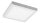 LED Deckenlampe Metall 1700lm blendarm Modern Bad