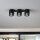 Deckenlampe Schwarz Metall Design rund 3x GU10