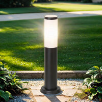Stehlampe Außen Schwarz Weiß H:45cm IP44...
