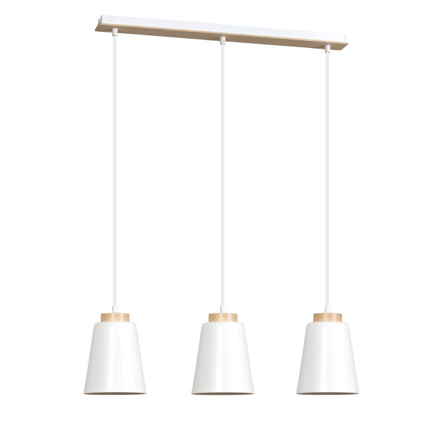 Weiße Pendelleuchte Nordic Design ROGER