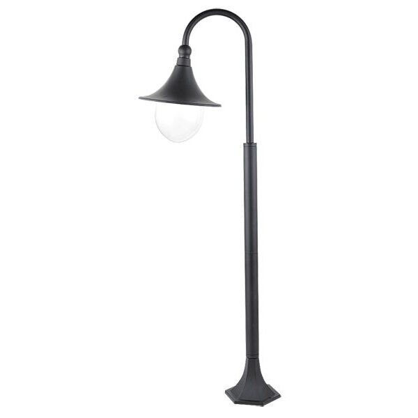 Klassische Wegeleuchte Garten IP44 Schwarz