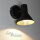 Wandlampe NINA in Schwarz Gold Antik